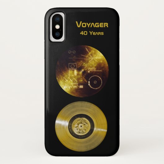 Voyager Spacecraft Golden Record en Hoesje (Achterkant)