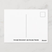 Voyager Spacecraft Golden Record en Hoesje Briefkaart (Achterkant)