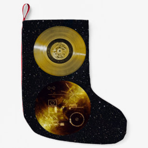 Voyager Spacecraft Golden Record en Hoesje Kleine Kerstsok