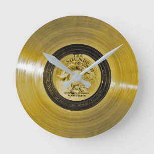 Voyager Spacecraft Golden Record Ronde Klok