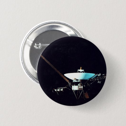 VOYAGER SPACECRAFT RONDE BUTTON 5,7 CM (Voorkant /achterkant)