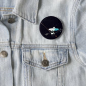 VOYAGER SPACECRAFT RONDE BUTTON 5,7 CM (In situ)