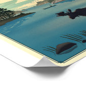 Voyageurs Nationaal Park Litho Kunstwerk Poster (Hoek)