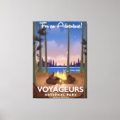 Voyageurs Nationaal Park Minnesota Canvas Afdruk (Voorkant)