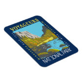 Voyageurs Nationaal Park Minnesota Retro in nood Magneet (Rechterzijde)
