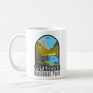 Voyageurs Nationaal Park Minnesota Vintage Koffiemok