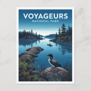 Voyageurs National Park International Falls Reis Briefkaart