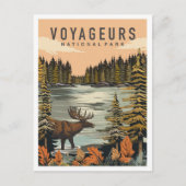 Voyageurs National Park Minnesota Travel Briefkaart (Voorkant)