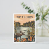 Voyageurs National Park Minnesota Travel Briefkaart (Staand voorkant)