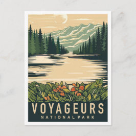 Voyageurs National Park Minnesota USA Travel Briefkaart