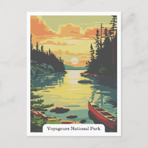 Voyageurs National Park, Minnesota, Verenigde Stat Briefkaart