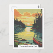 Voyageurs National Park, Minnesota, Verenigde Stat Briefkaart (Voorkant / Achterkant)