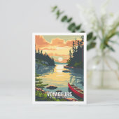 Voyageurs National Park, Minnesota, Verenigde Stat Briefkaart (Staand voorkant)