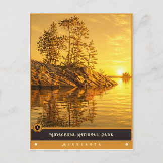 Voyageurs National Park | Minnesota Vintage Briefkaart