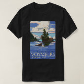 Voyageurs National Park Minnesota, VS Travel Deca T-shirt (Design voorkant)