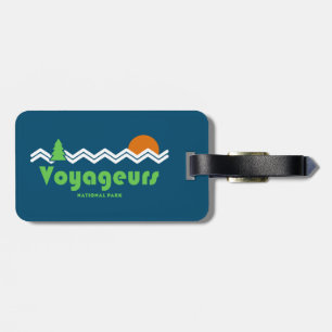 Voyageurs National Park Retro Bagagelabel