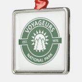 Voyageurs National Park Sun Trees Metalen Ornament (Links)