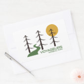 Voyageurs National Park Trail Rechthoekige Sticker (Envelop)