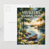 Voyageurs National Park VS Briefkaart (Voorkant / Achterkant)