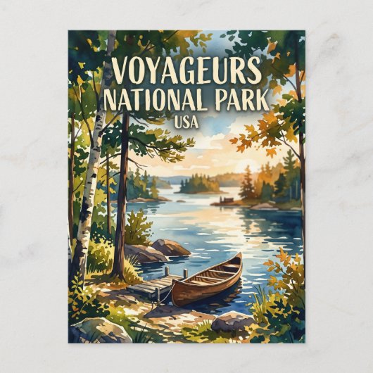 Voyageurs National Park VS Briefkaart (Voorkant)