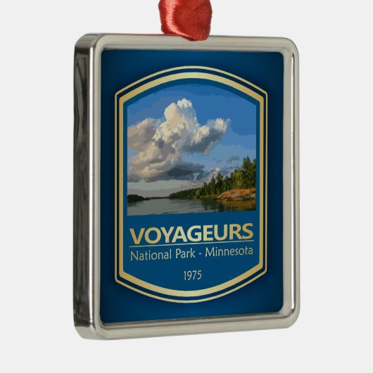 Voyageurs NP (PF1) Metalen Ornament (Rechts)