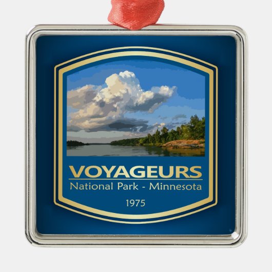Voyageurs NP (PF1) Metalen Ornament (Voorkant)