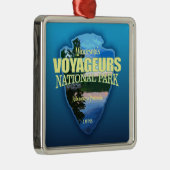 Voyageurs NP (pijlpunt) Metalen Ornament (Rechts)
