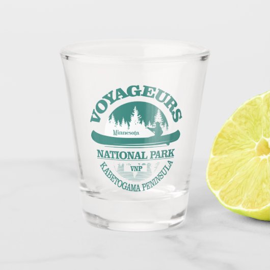 Voyageurs NP Shot Glas (Voorkant)