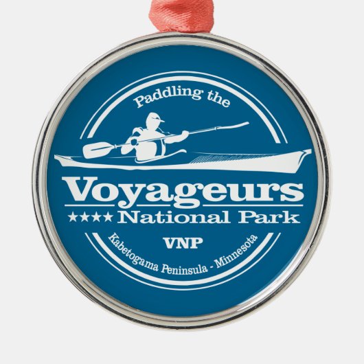 Voyageurs NP (SK) Metalen Ornament (Voorkant)
