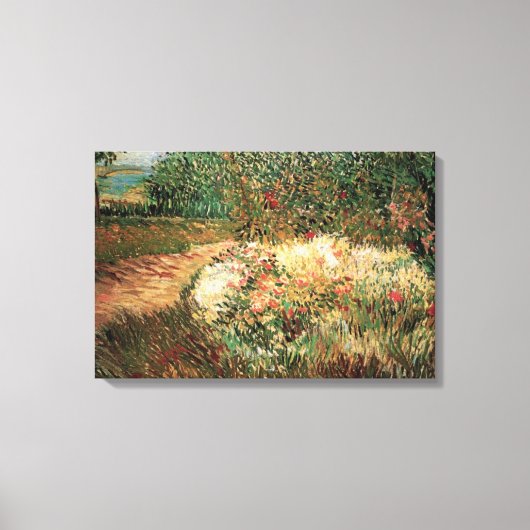 Voyer d'Argenson Park Asnieres door Vincent van Go Canvas Afdruk (Voorkant)