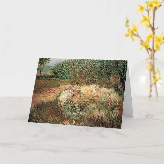 Voyer d'Argenson Park Asnieres door Vincent van Go Kaart (Gele Bloem)