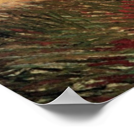 Voyer d'Argenson Park Asnieres door Vincent van Go Poster (Hoek)