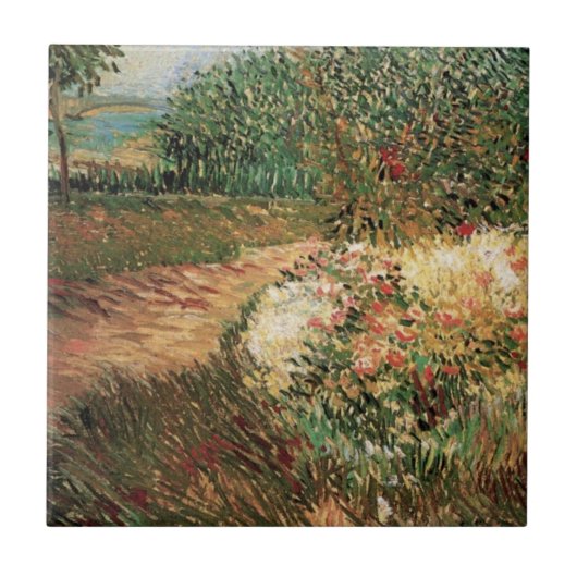 Voyer d'Argenson Park Asnieres door Vincent van Go Tegeltje (Voorkant)