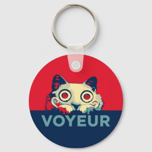 VOYEUR Cat Propaganda Sleutelhanger