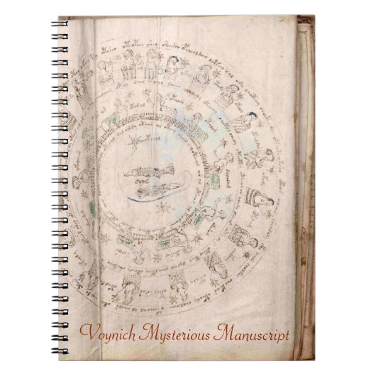 Voynich Mysterious Manuscript Notitieboek (Voorkant)