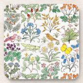 Voysey Apothecary's Garden Cork Onderzetter Set (Voorkant)