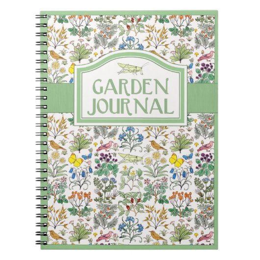 Voysey Apothecary's Garden Journal-laptop Notitieboek (Voorkant)
