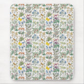 Voysey Apothecary's Garden Pattern Mousepad Muismat (Voorkant)