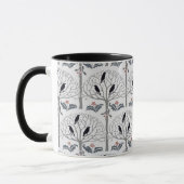 Voysey Rook en Holly Pattern Mok met kerstcadeaus (Links)