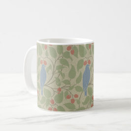 Voysey's Birds in Berry Struik Koffie Mok
