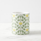 Voysey's Briar Roos, Yellow Coffee Mok (Center)