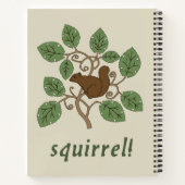 Voysey's Eekhoorn Spiraalvormig Notitieboek (Achterkant)