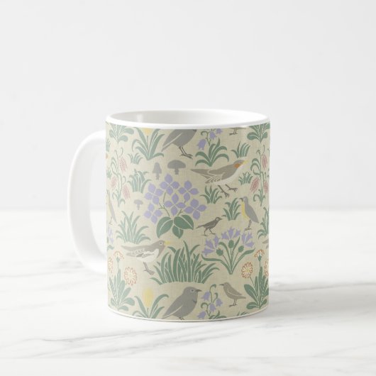 Voysey's Garden Coffee Mok (Voorkant links)