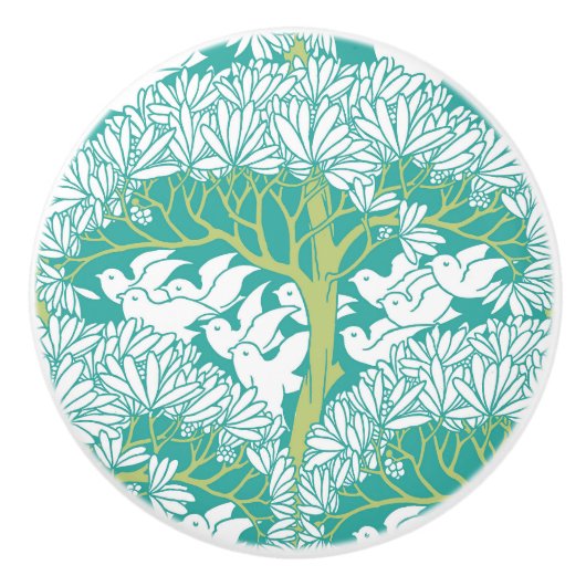 Voysey's "The Savaric" Keramische Knop (Voorkant)