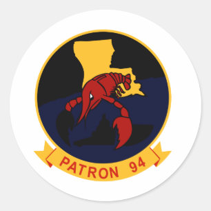 VP-94 Crawfishers Ronde Sticker