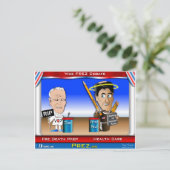 VP Debat Briefkaart (Staand voorkant)