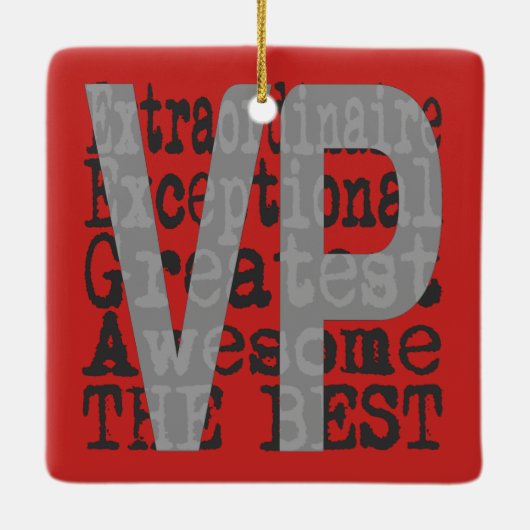 VP Extraordinaire Keramisch Ornament (Achterkant)