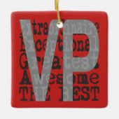 VP Extraordinaire Keramisch Ornament (Voorkant)