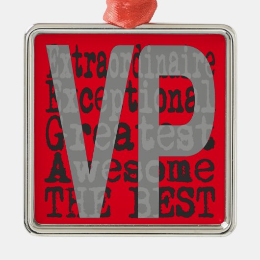 VP Extraordinaire Metalen Ornament (Voorkant)