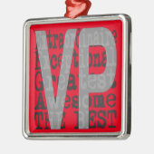 VP Extraordinaire Metalen Ornament (Links)